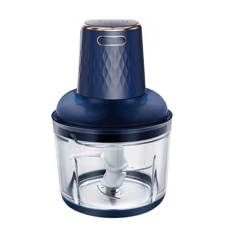 Proveedor OEM de picadora de carne, picadora de alimentos, cortadora de verduras con recipiente de vidrio de 1,2 l