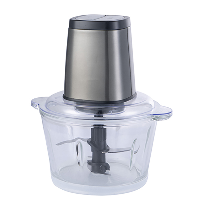 Fábrica de tazón de vidrio de gran capacidad, picadora de alimentos, picadora de carne, fabricante, tazón de vidrio de 2L